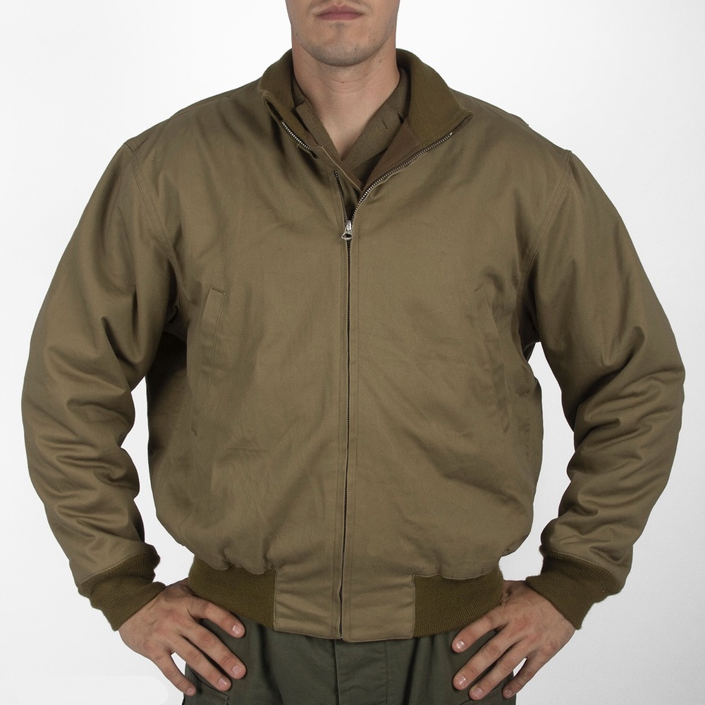 Fleece lined tanker jacket